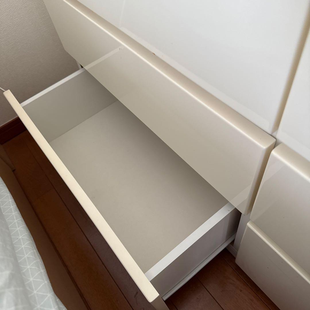 ニトリ　白　チェスト