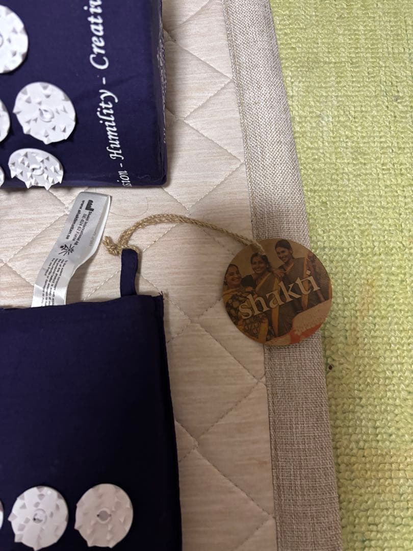 Shakti Mat & PILLOWインディゴ