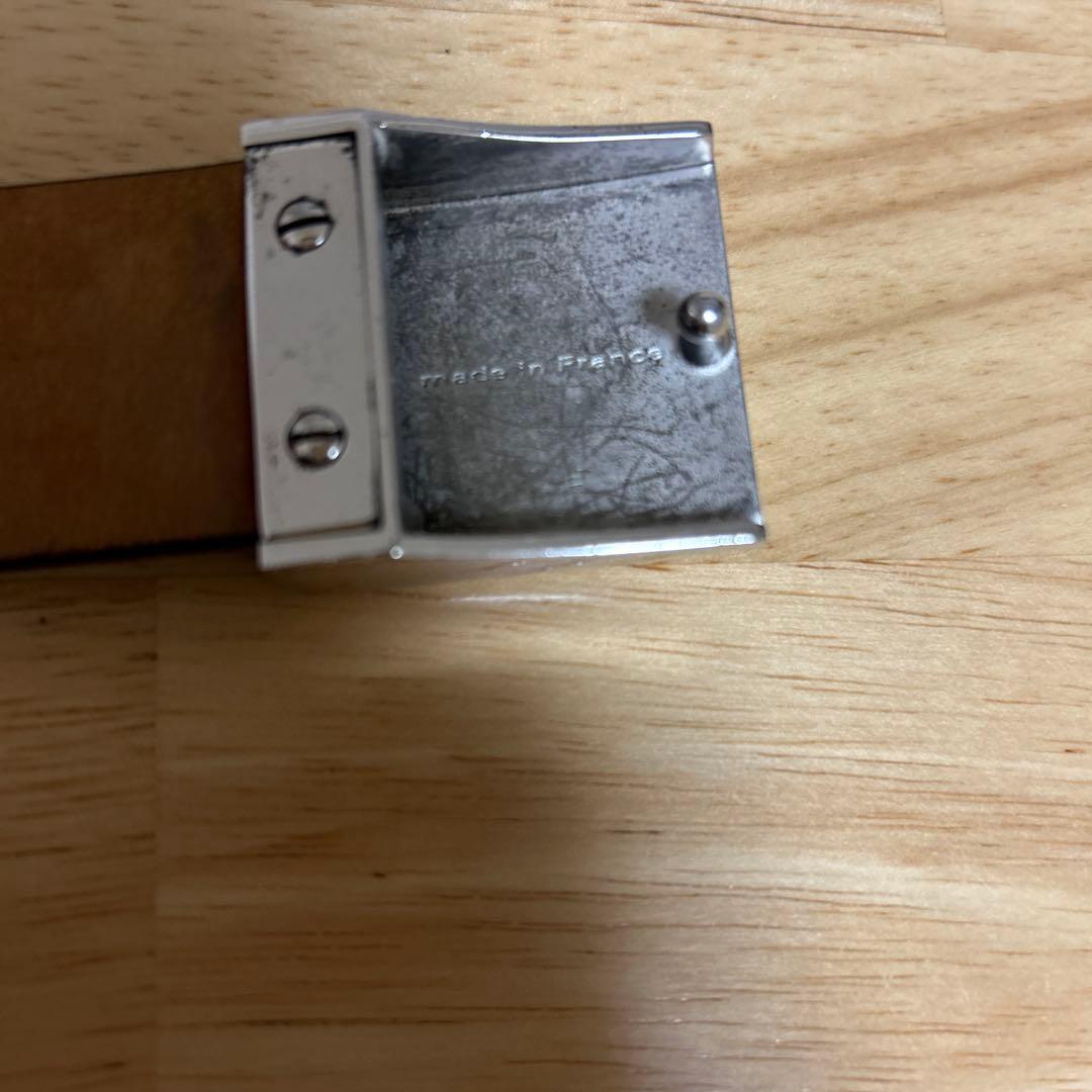 ルイヴィトン モノグラム サンチュール ベルト シルバー金具