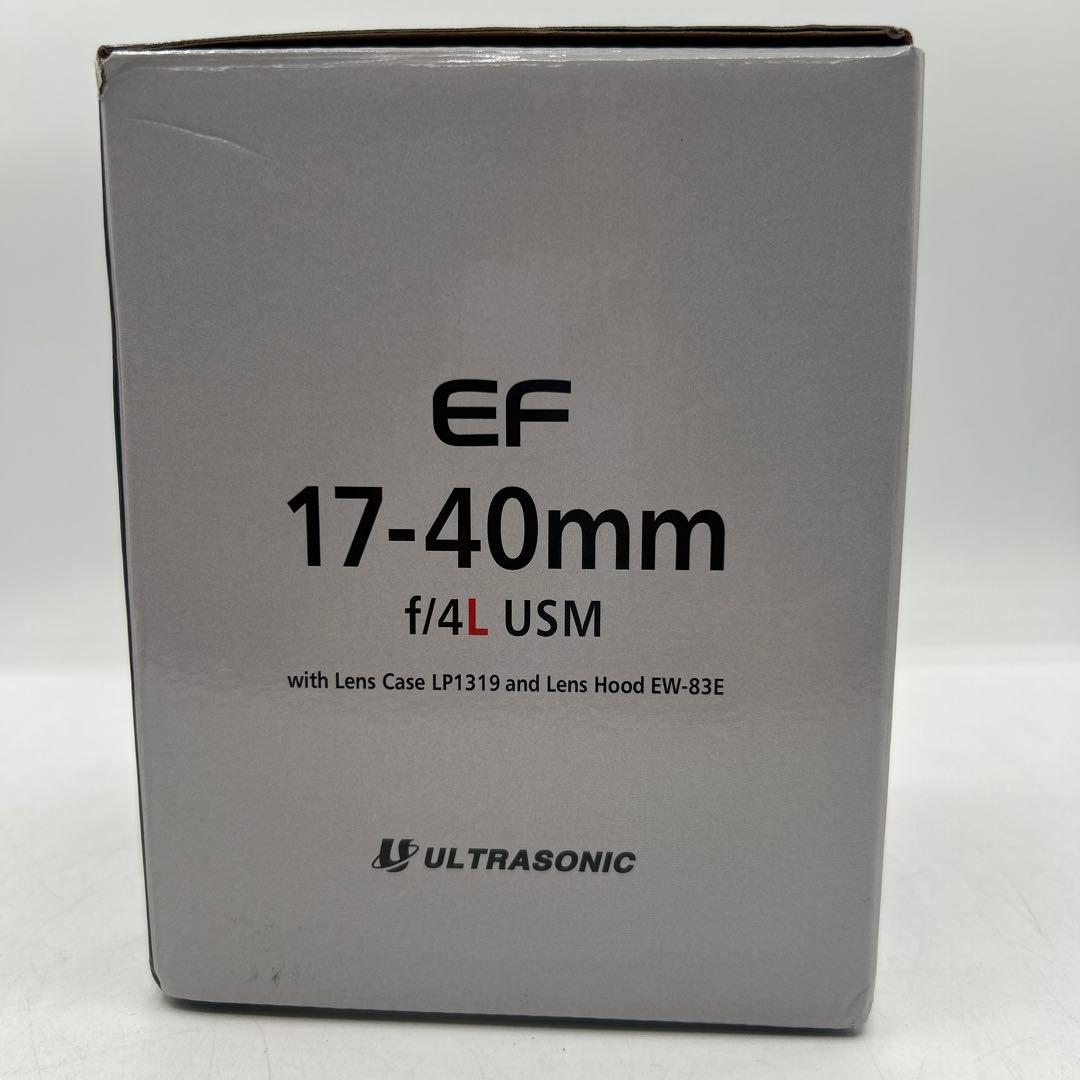 Canon EF 17-40mm f/4L USM ズームレンズ 新品