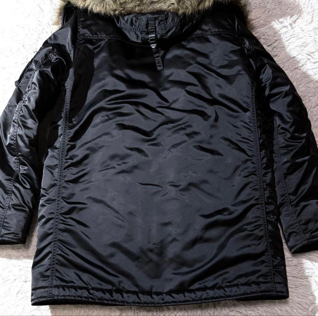 【美品】ヒステリックグラマー　モッズコート　メンズM　ブラック　総柄　ヒスガール