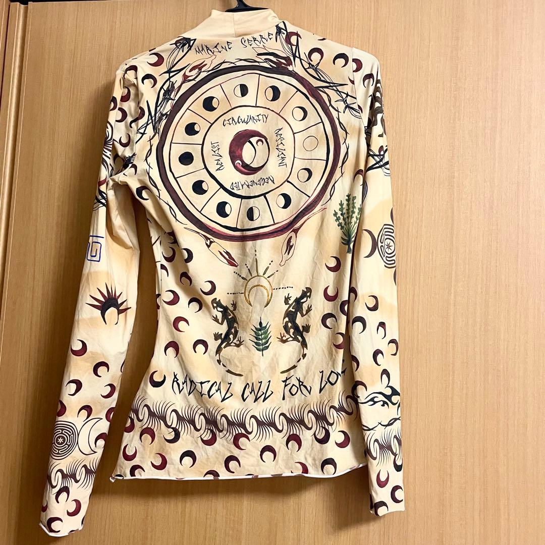 マリーンセル セカンドスキン　marine serre tattoo top