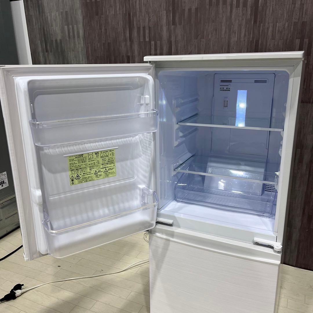 SHARP 冷蔵庫 SJ-D14F-W 137L 2020年 家電 Ju2018