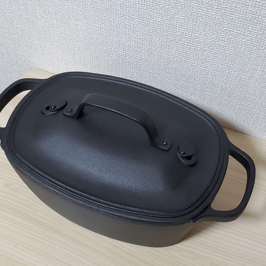 【未使用】南部鉄器 及源 クックトップ 角深型 CT-1