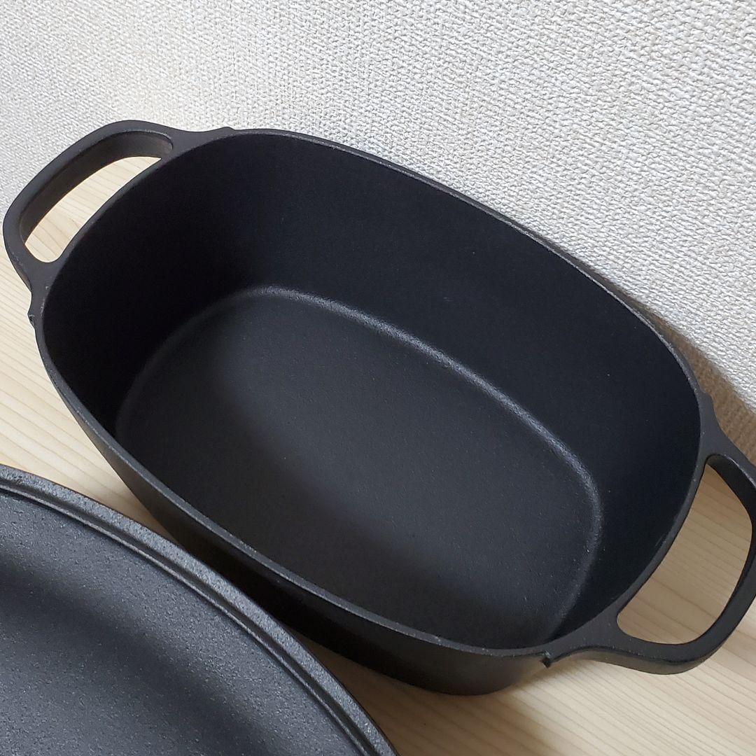 【未使用】南部鉄器 及源 クックトップ 角深型 CT-1