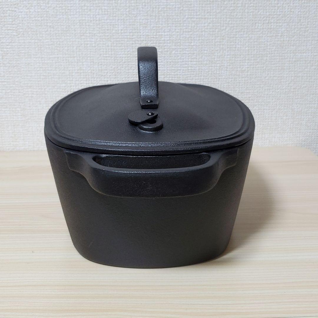 【未使用】南部鉄器 及源 クックトップ 角深型 CT-1