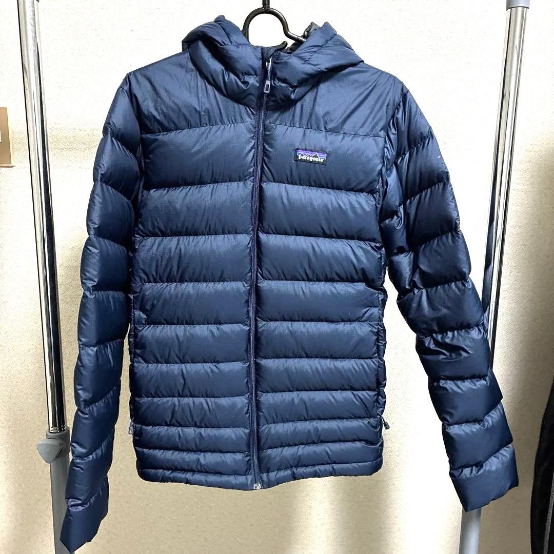 ハイロフトダウンフーディ　ネイビー　XS