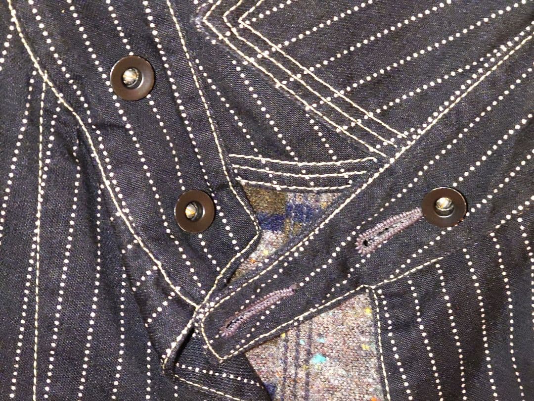 フリーホイーラーズ　黒ウォバッシュカバーオール ウールライナー付 Size40