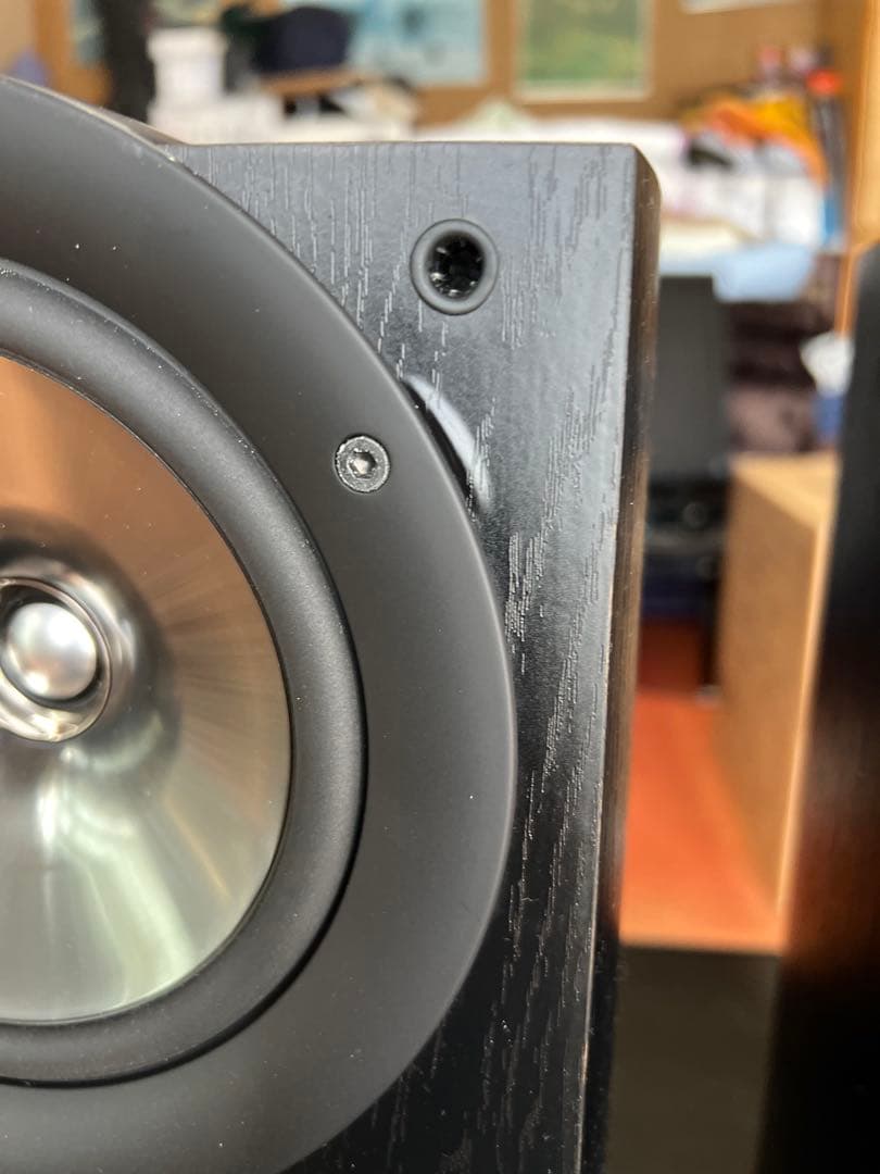 黒 スピーカー ブックシェルフ型