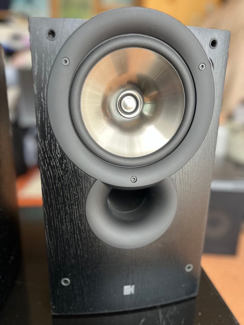 黒 スピーカー ブックシェルフ型