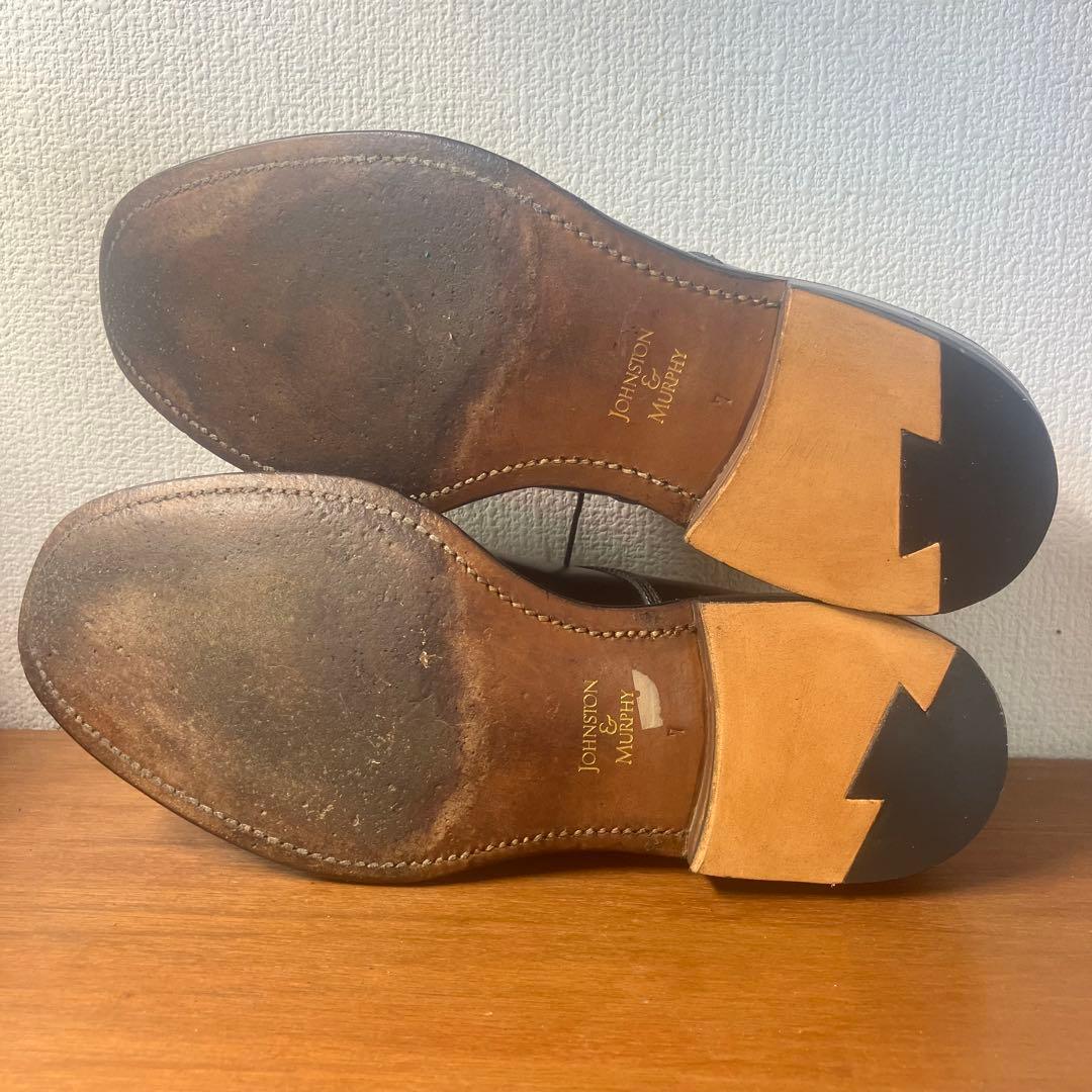 美品　ジョンストン&マーフィー　コードバン　LS46 オールデン