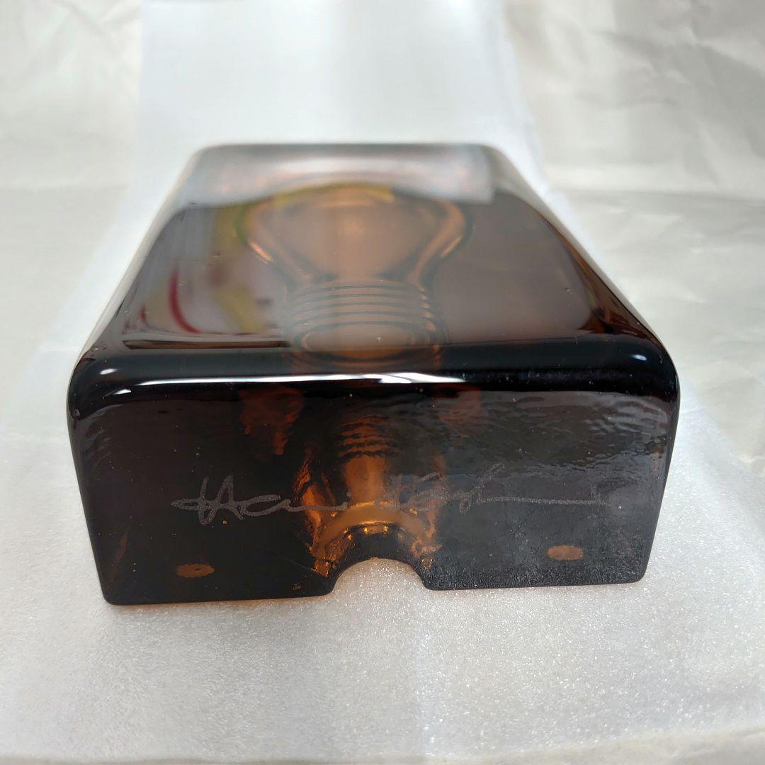 ブロックランプ デザインハウス ストックホルム アンバー 未使用品