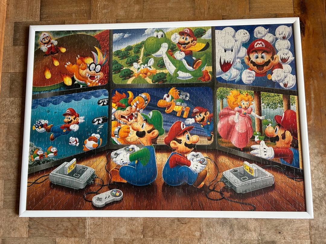 スーパーマリオ ジグソーパズル フレーム付き
