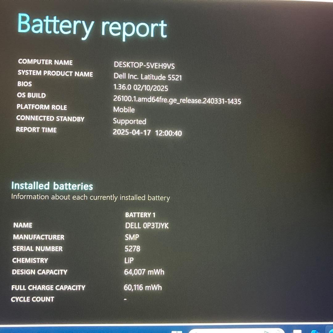 Latitude 5521 XCTO 11世代 i7 16GB FHD オフィス