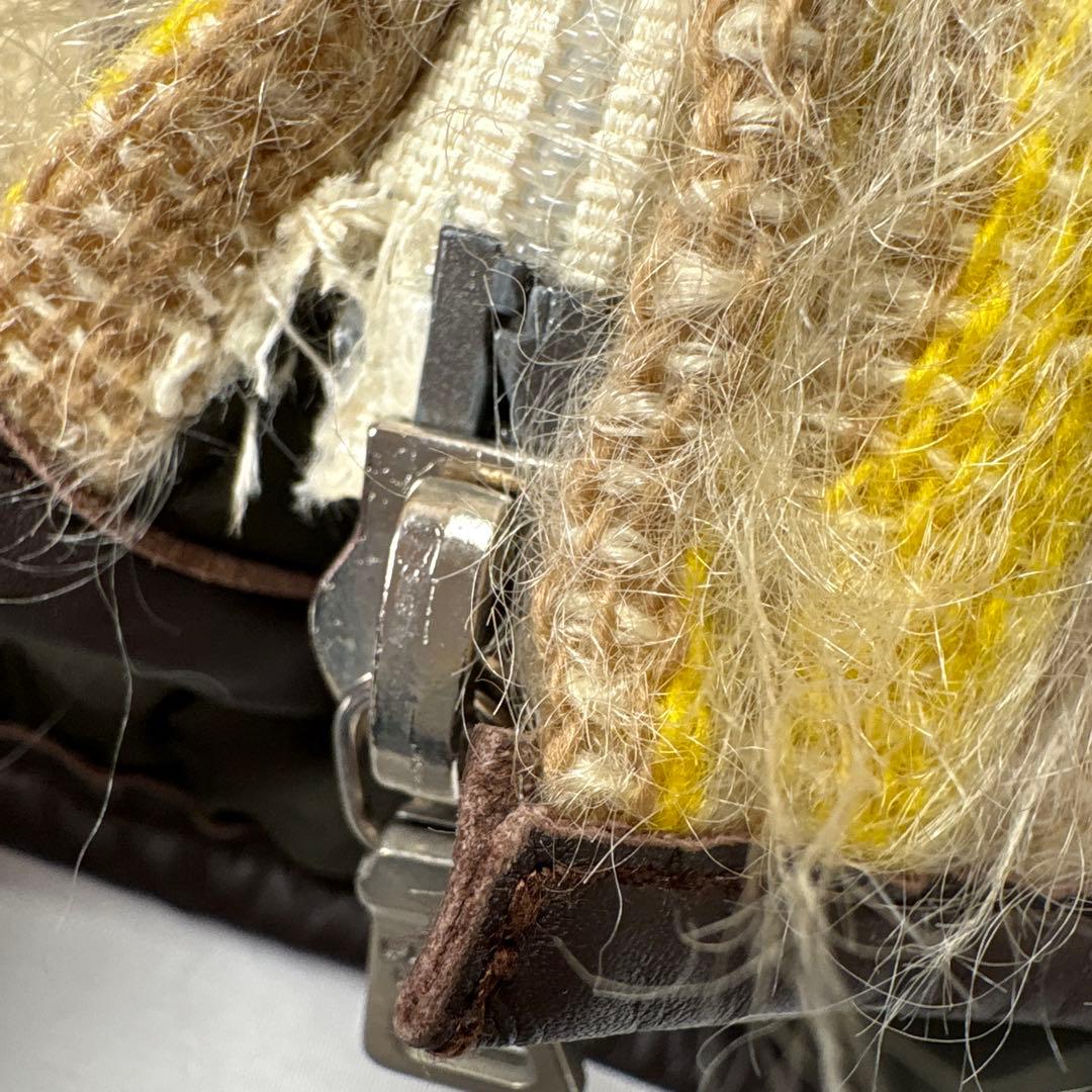 ジャケット・アウター PRADA SPORT mohair scarf padded jacket