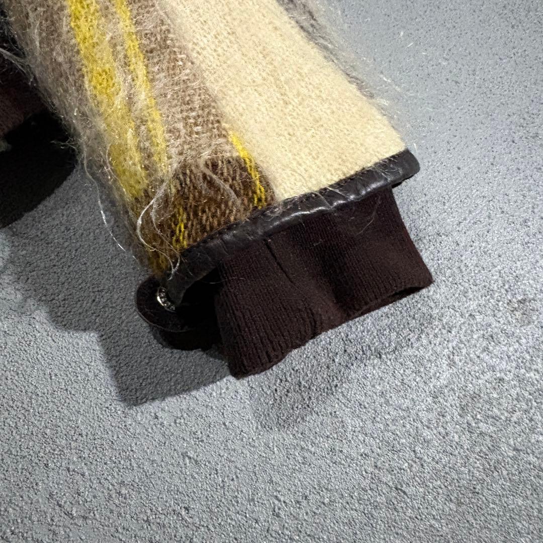 ジャケット・アウター PRADA SPORT mohair scarf padded jacket