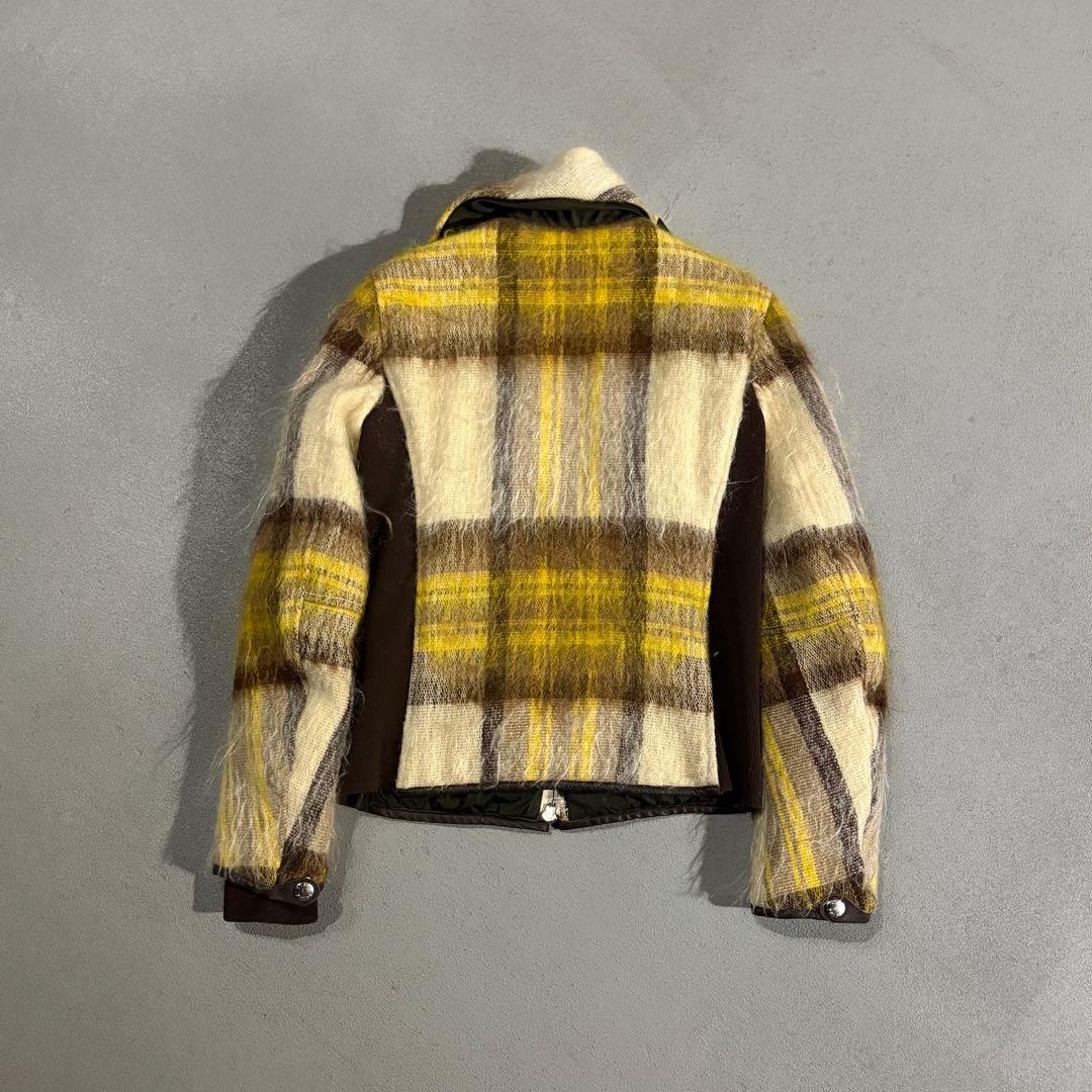 ジャケット・アウター PRADA SPORT mohair scarf padded jacket