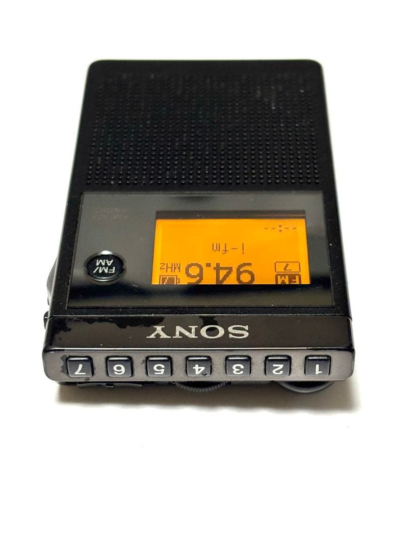 SONY ポケットラジオ SRF-R356 動作品