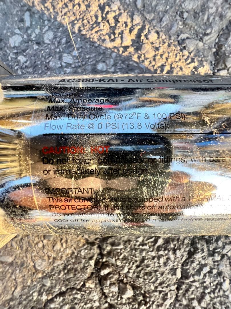 12V エアサス用　AC400-KAIエアコンプレッサー