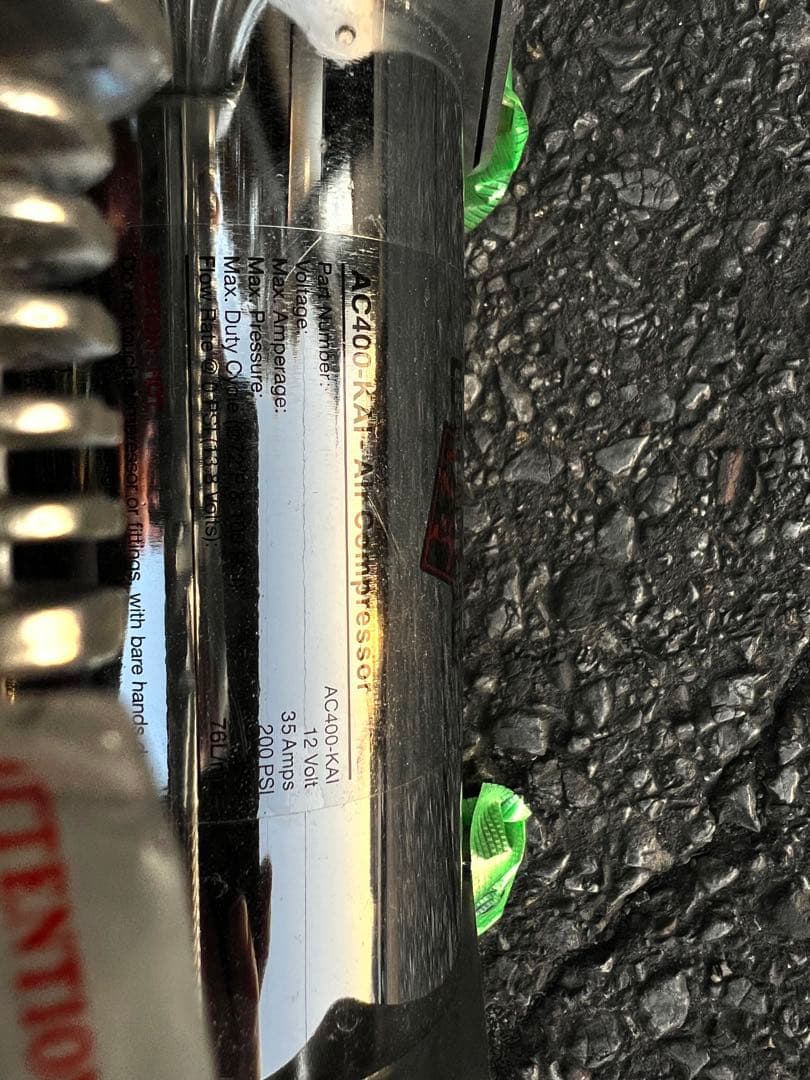 12V エアサス用　AC400-KAIエアコンプレッサー