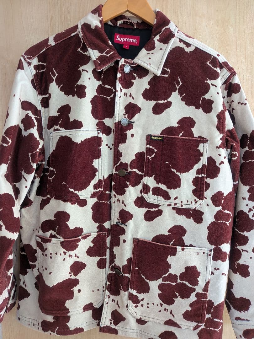 ジャケット・アウター 20ss Supreme Velvet Chore Coat S