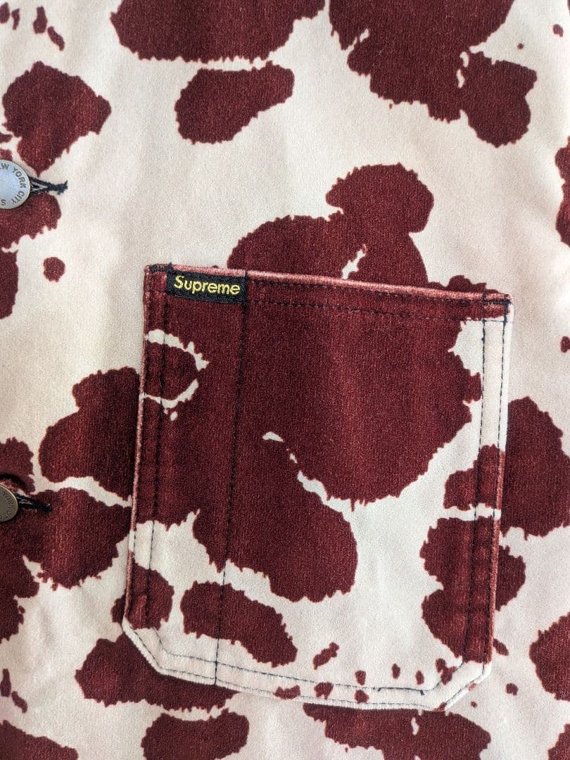 ジャケット・アウター 20ss Supreme Velvet Chore Coat S