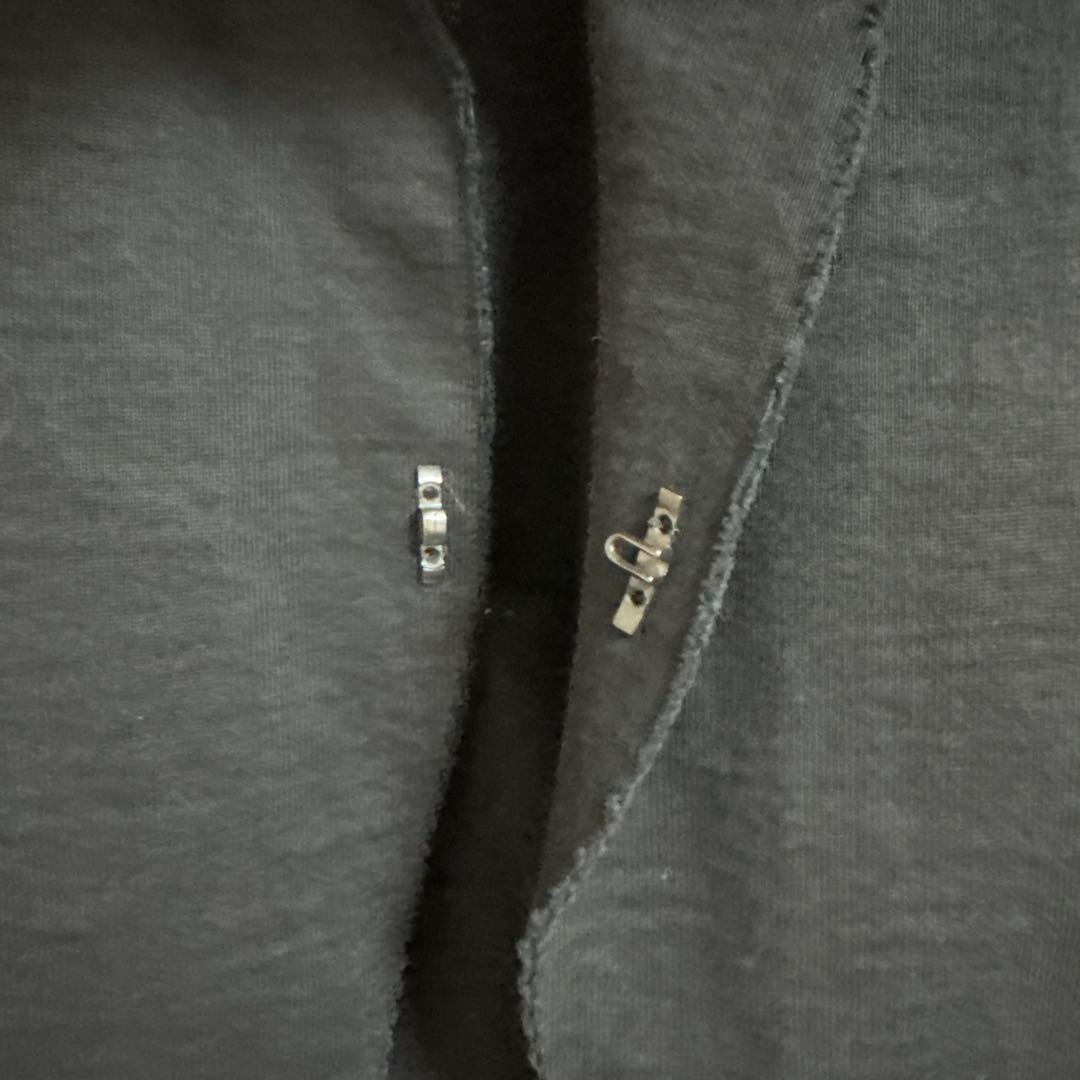 Incarnation カーフレザー切替　ジャケット　オーバーロックステッチ