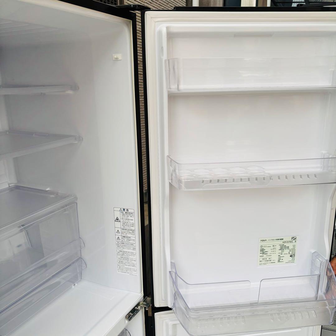 AQUA 270L 冷凍冷蔵庫 AQR-D27B 2013年製