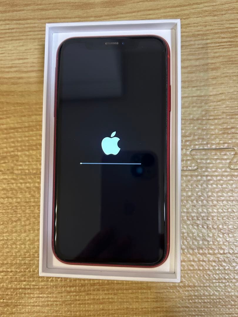 iPhone XR 128GB レッド SIMロック解除済み バッテリー83％