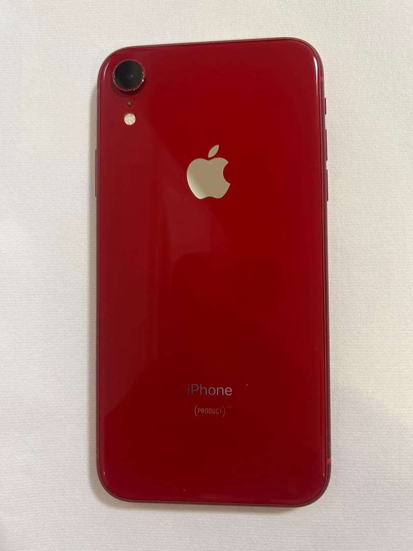 iPhone XR 128GB レッド SIMロック解除済み バッテリー83％