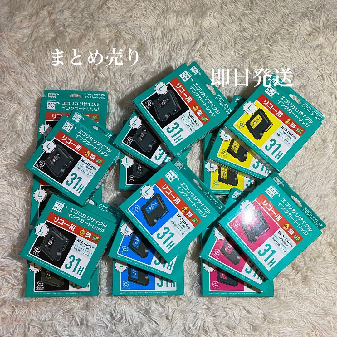 エコリカ　インクカートリッジ　Lサイズ　まとめ売り