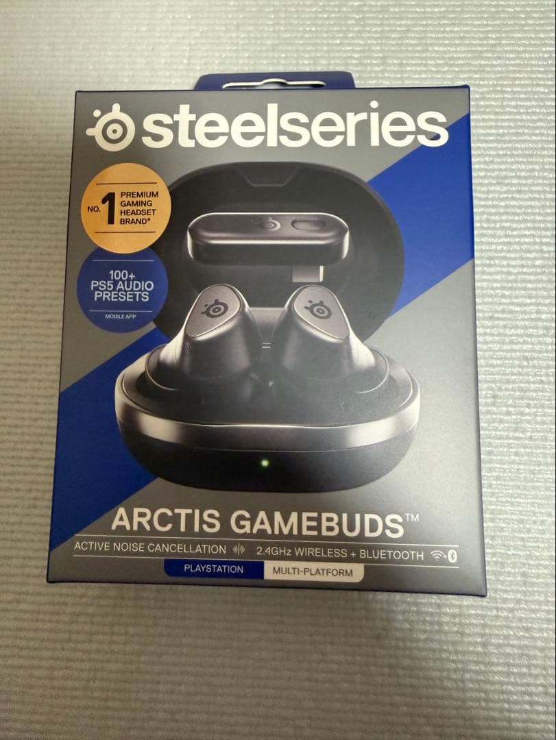 SteelSeries ゲーミングワイヤレスイヤホン ブラック