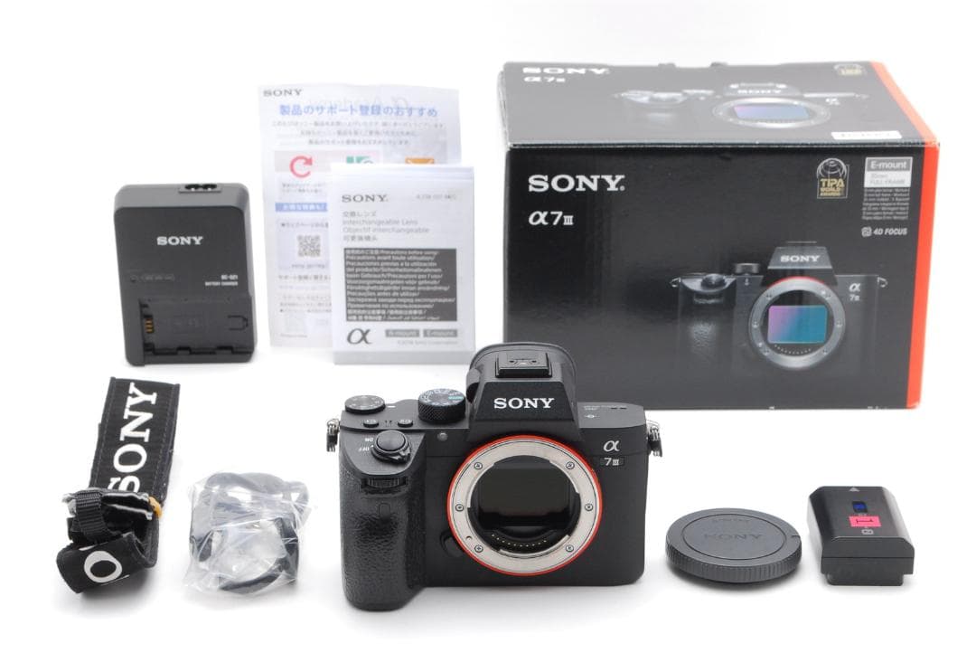 【美品】ソニー Sony a7 III ILCE-7M3 ボディ 10864回