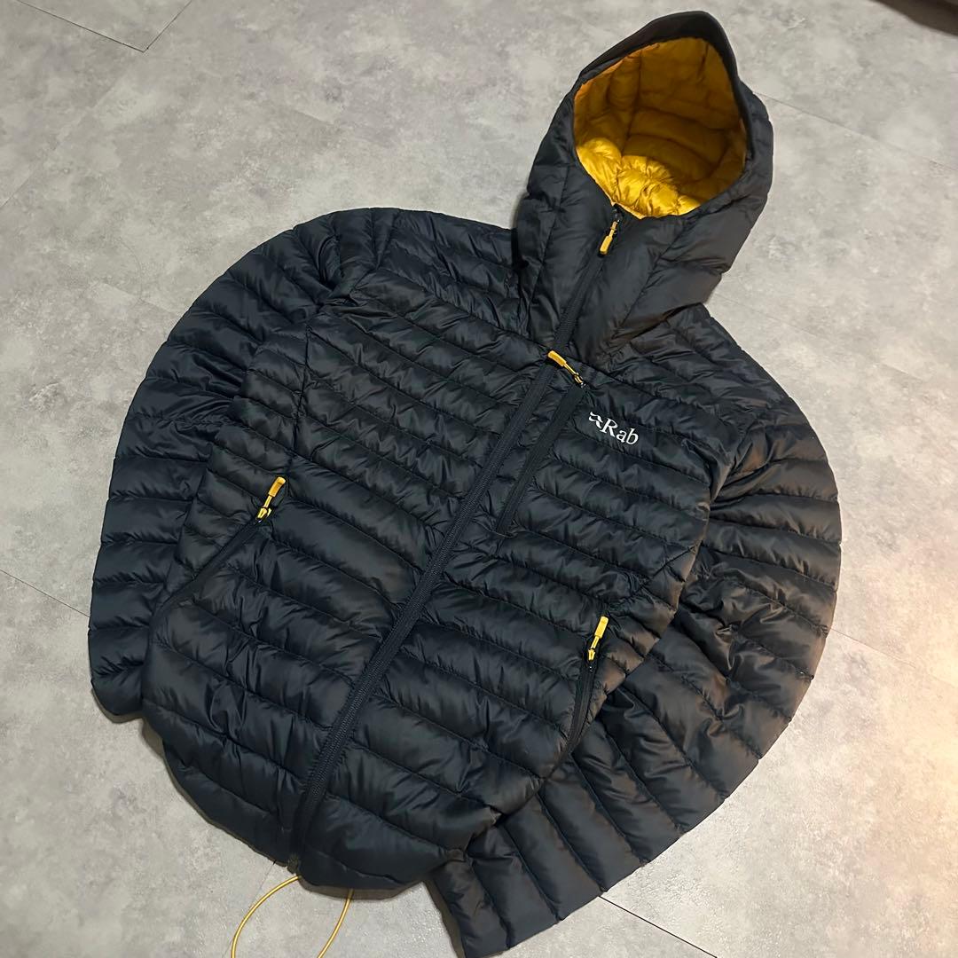 【極美品⭐️】極暖Rab ダウンジャケット　マウンテンパーカー黒