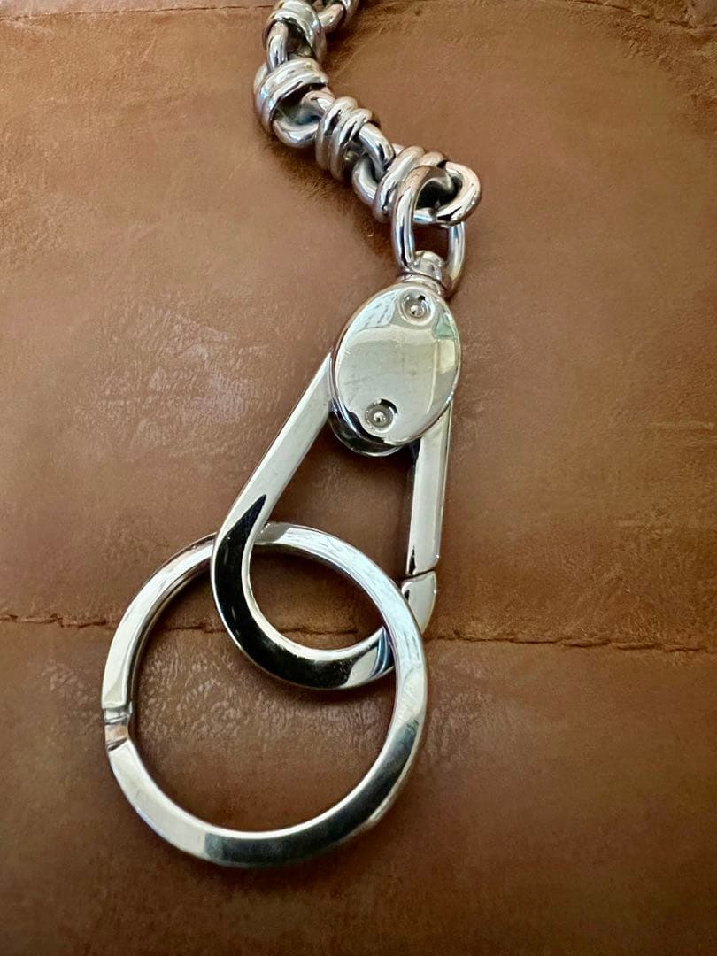 DOLCE&GABBANA ロゴチャーム＆キーリング付き ウォレット チェーン