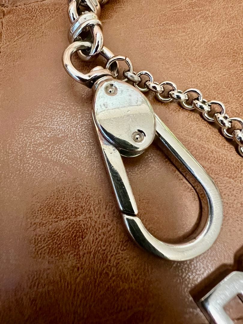 DOLCE&GABBANA ロゴチャーム＆キーリング付き ウォレット チェーン