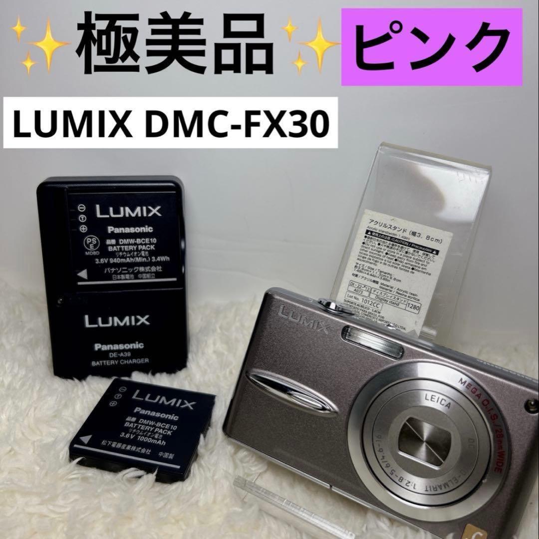 【極美品】Panasonic LUMIX DMC-FX30 デジタルカメラ