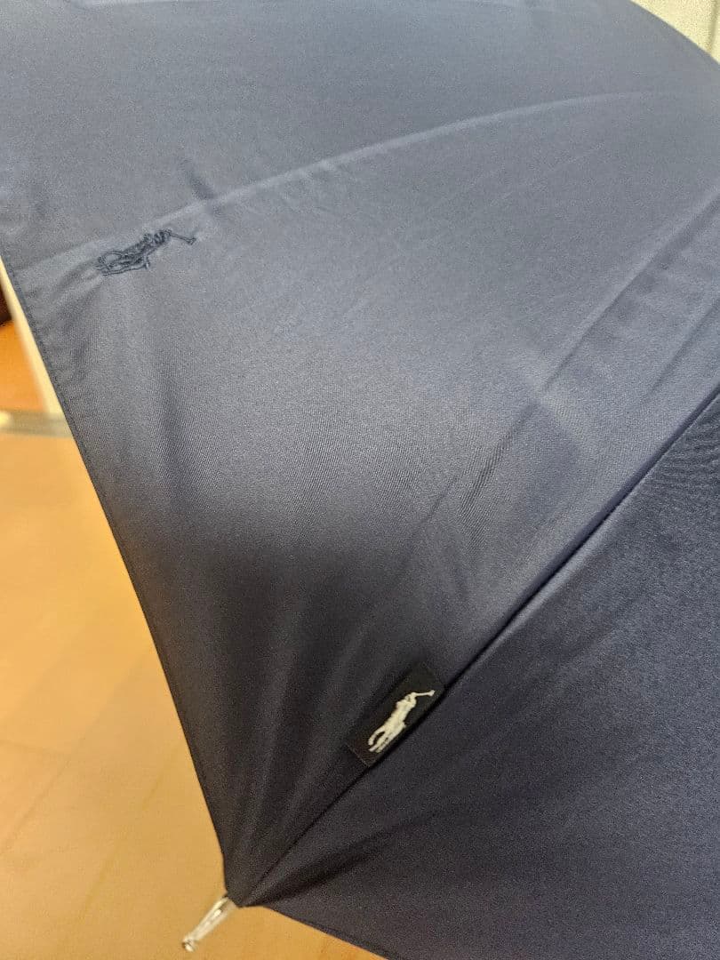 [未使用]POLO 晴雨兼用長傘　ネイビー