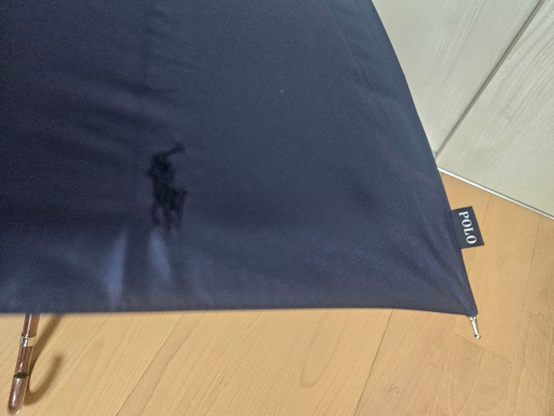 [未使用]POLO 晴雨兼用長傘　ネイビー