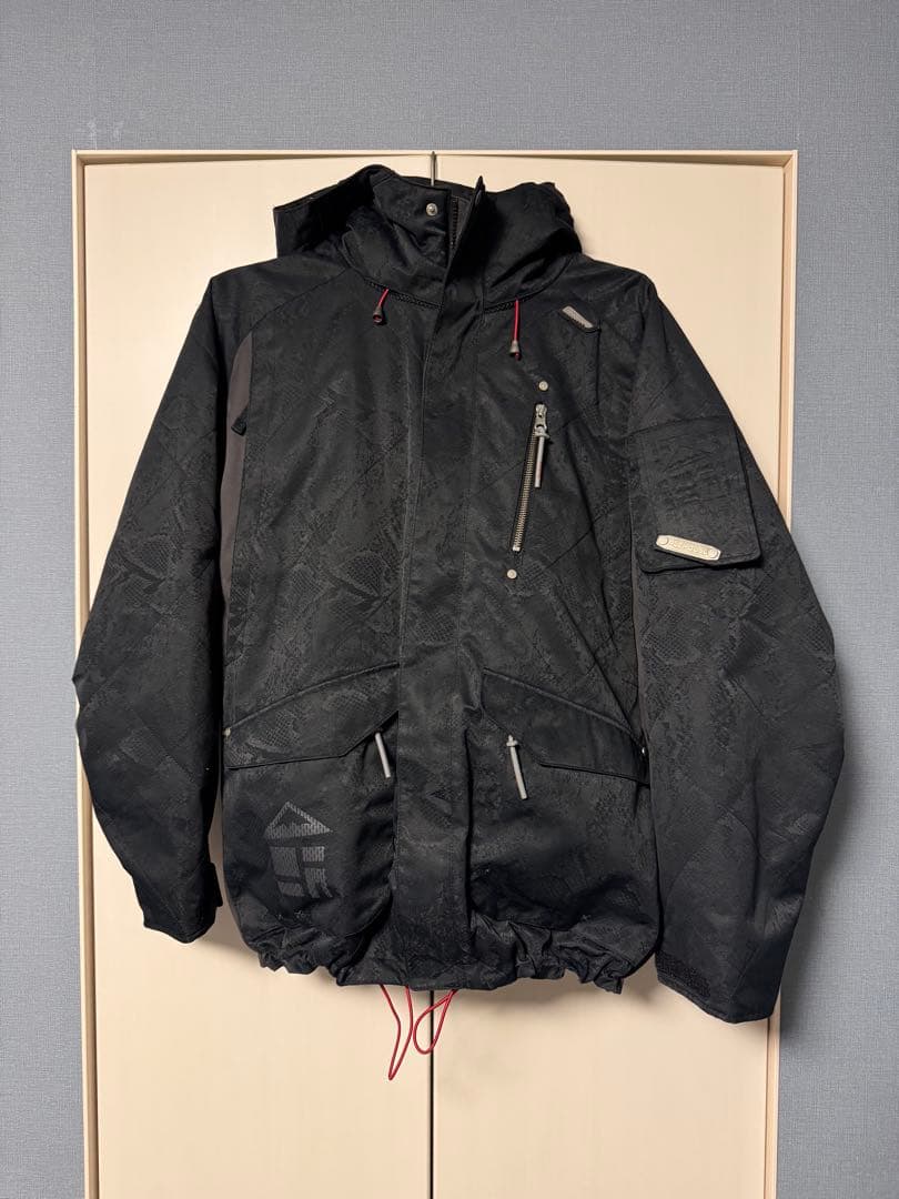 【美品】フェニックスPLEHOUSEスキーウェア上下セット(ブラック)