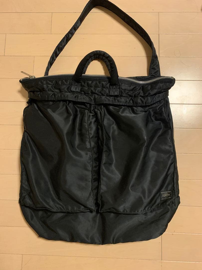 PORTER ブラック ヘルメットバック