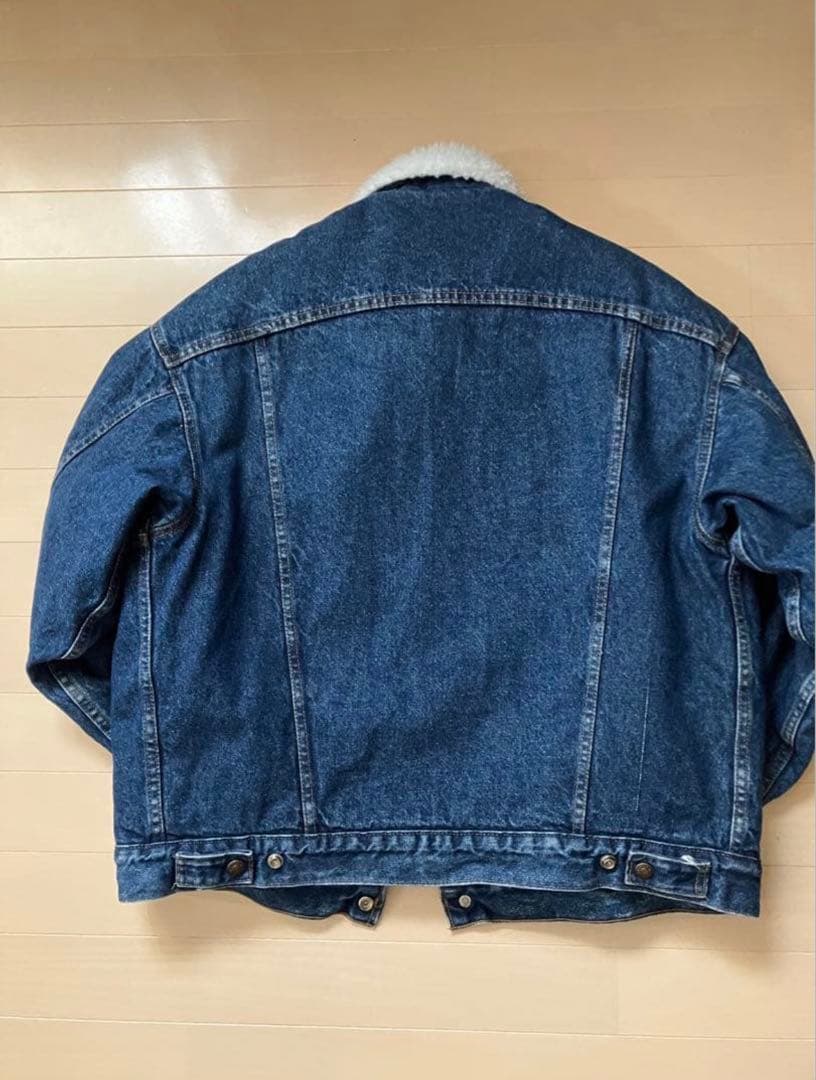 【極美品】80sリーバイス USA製 ボアデニムジャケット