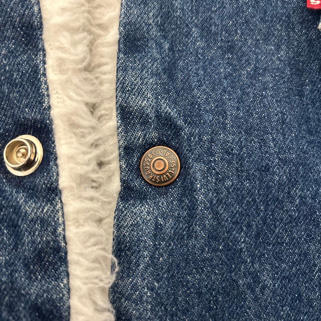 【極美品】80sリーバイス USA製 ボアデニムジャケット