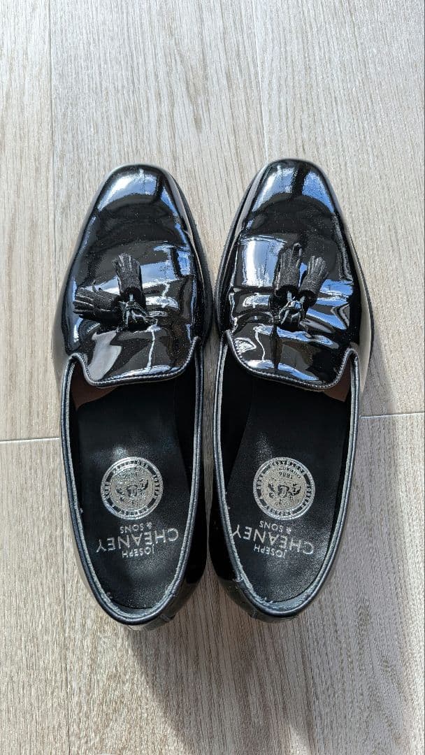 結婚式　JOSEPH CHEANEY タッセルローファー UK6.5