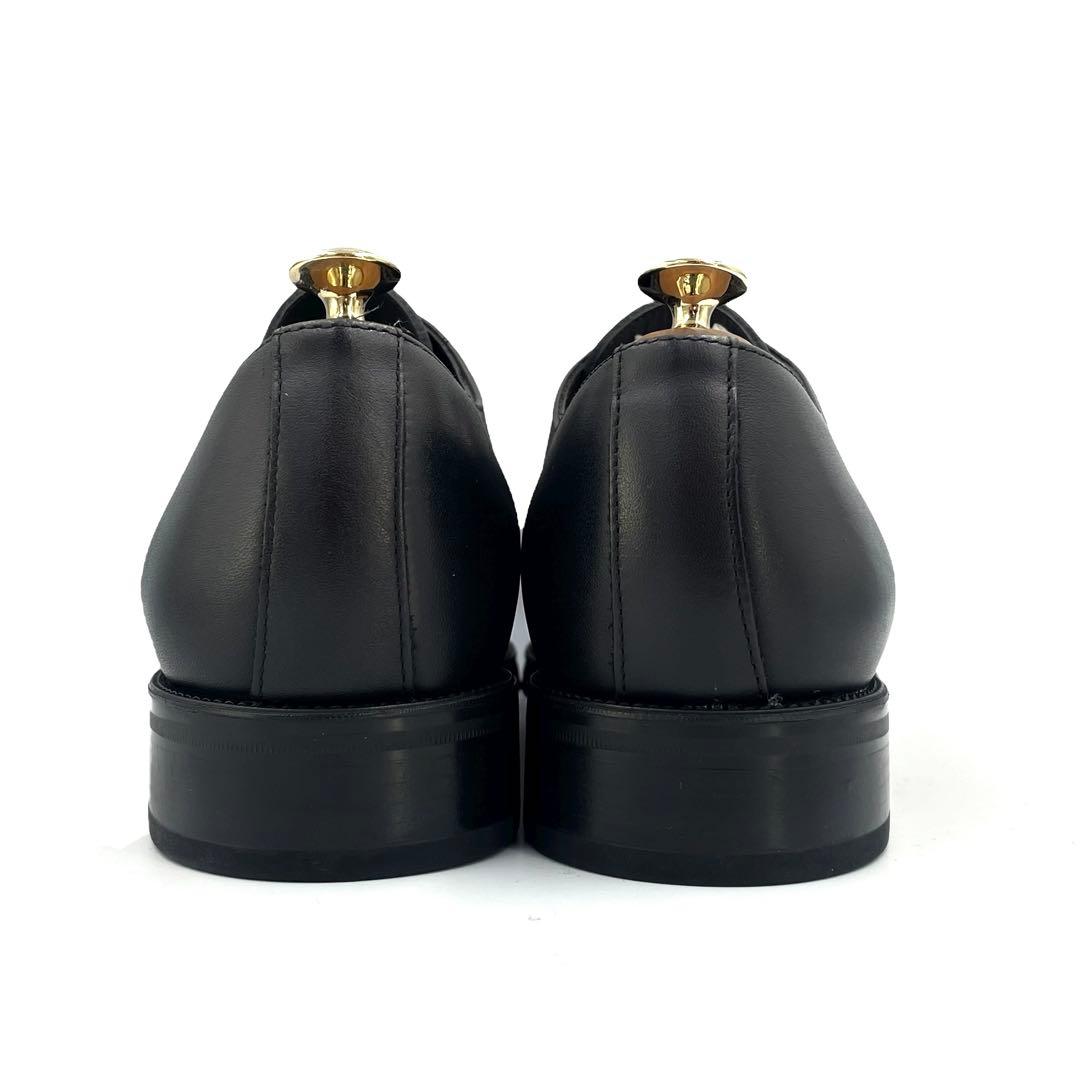 《未使用品》KLEMAN クレマン プレーン ポストマン シューズ レザー 黒系