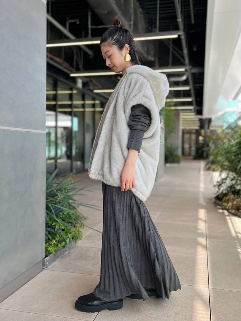 24AW ミンクライクファーベスト