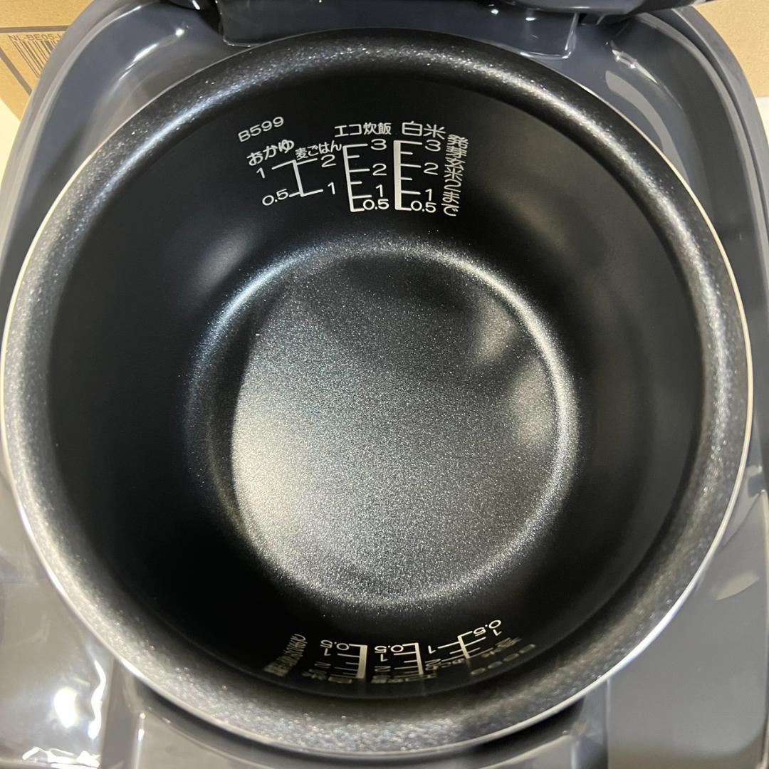 【新品】象印 極め炊き マイコン炊飯ジャー NL-BE05 3合炊き パン発酵