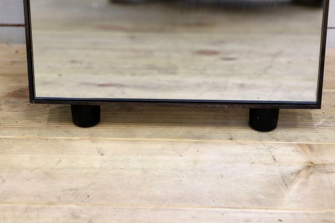 GMHK820○アイアンフレーム インダストリアル ミラー 姿見 鏡 ヴィンテー