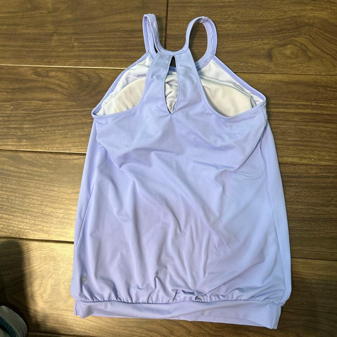 suria M 薄紫 ヨガウェア バックオープン