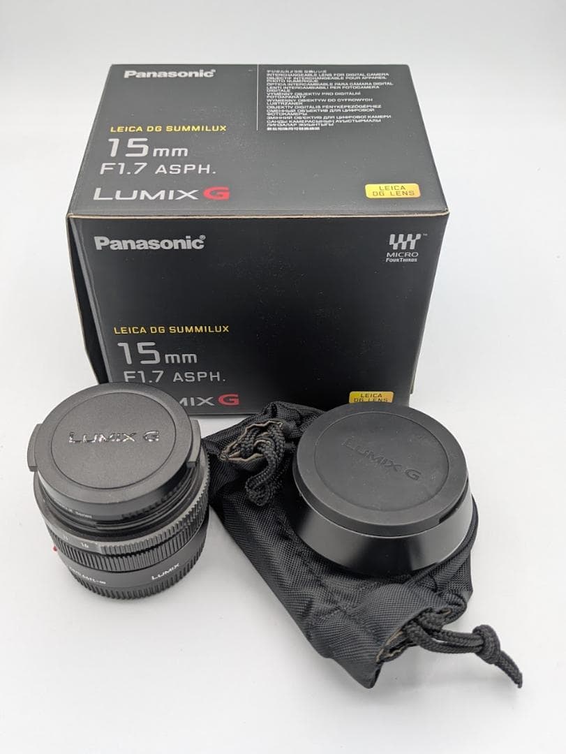 LUMIX H-X015 15mm F1.7 ASPH.レンズ
